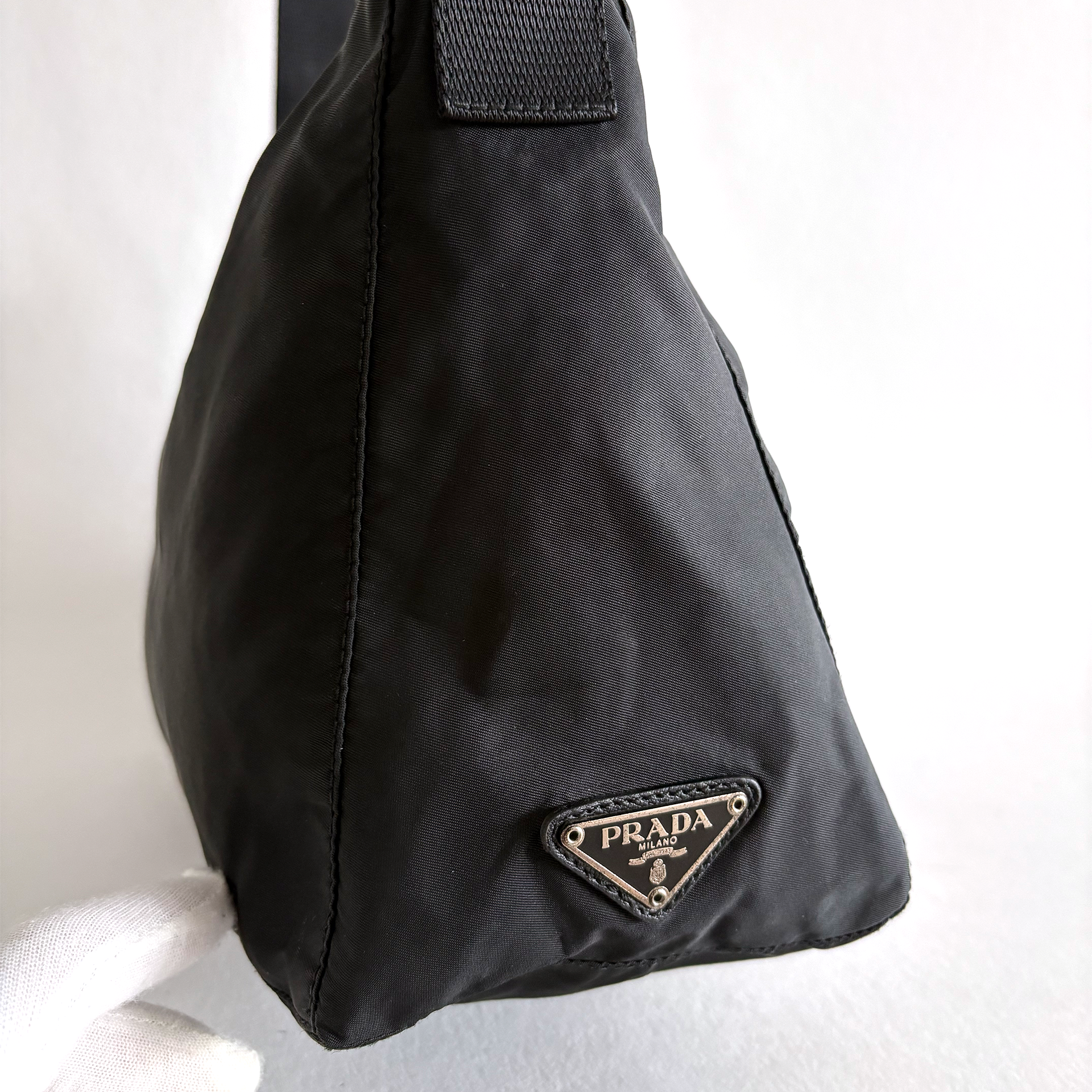 Prada Tessuto Hobo One-Shoulder Bag