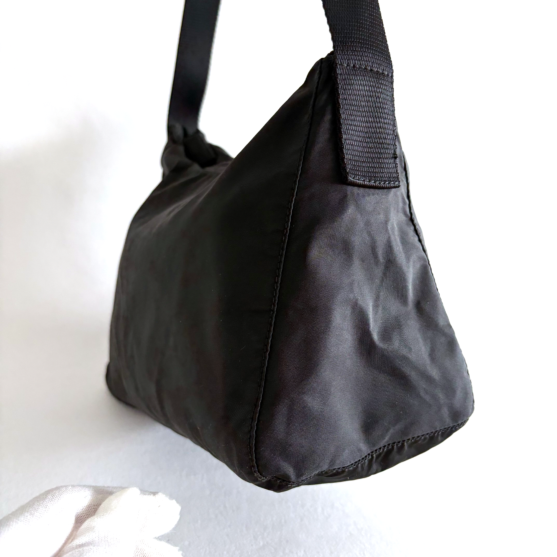 Prada Tessuto Hobo One-Shoulder Bag