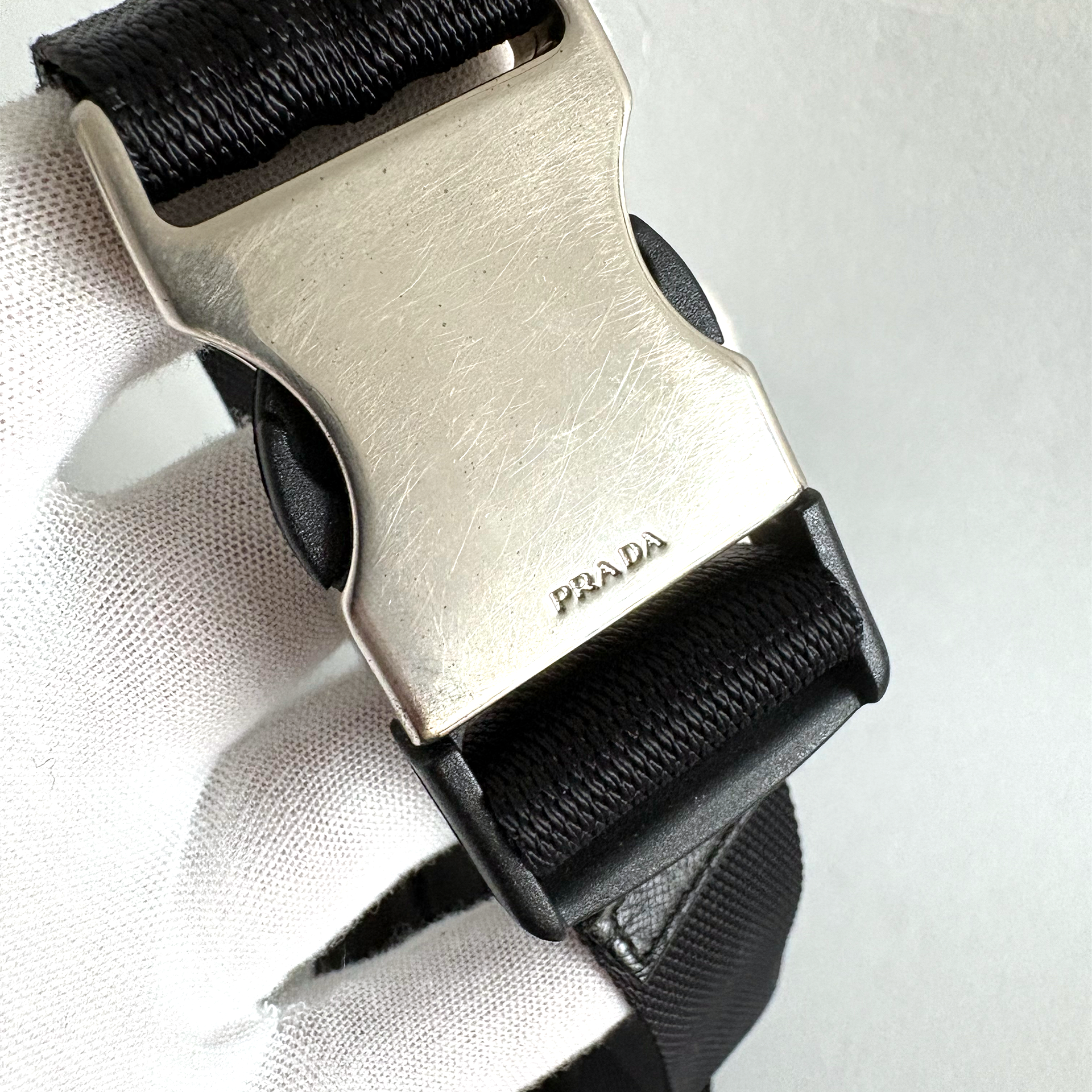 Prada Tessuto Hobo One-Shoulder Bag