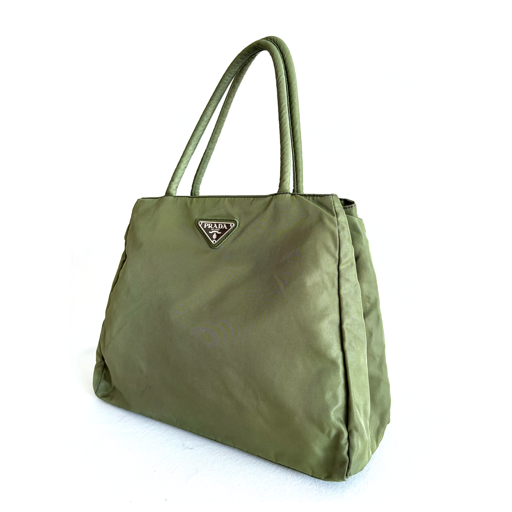Prada Tote Bag Green