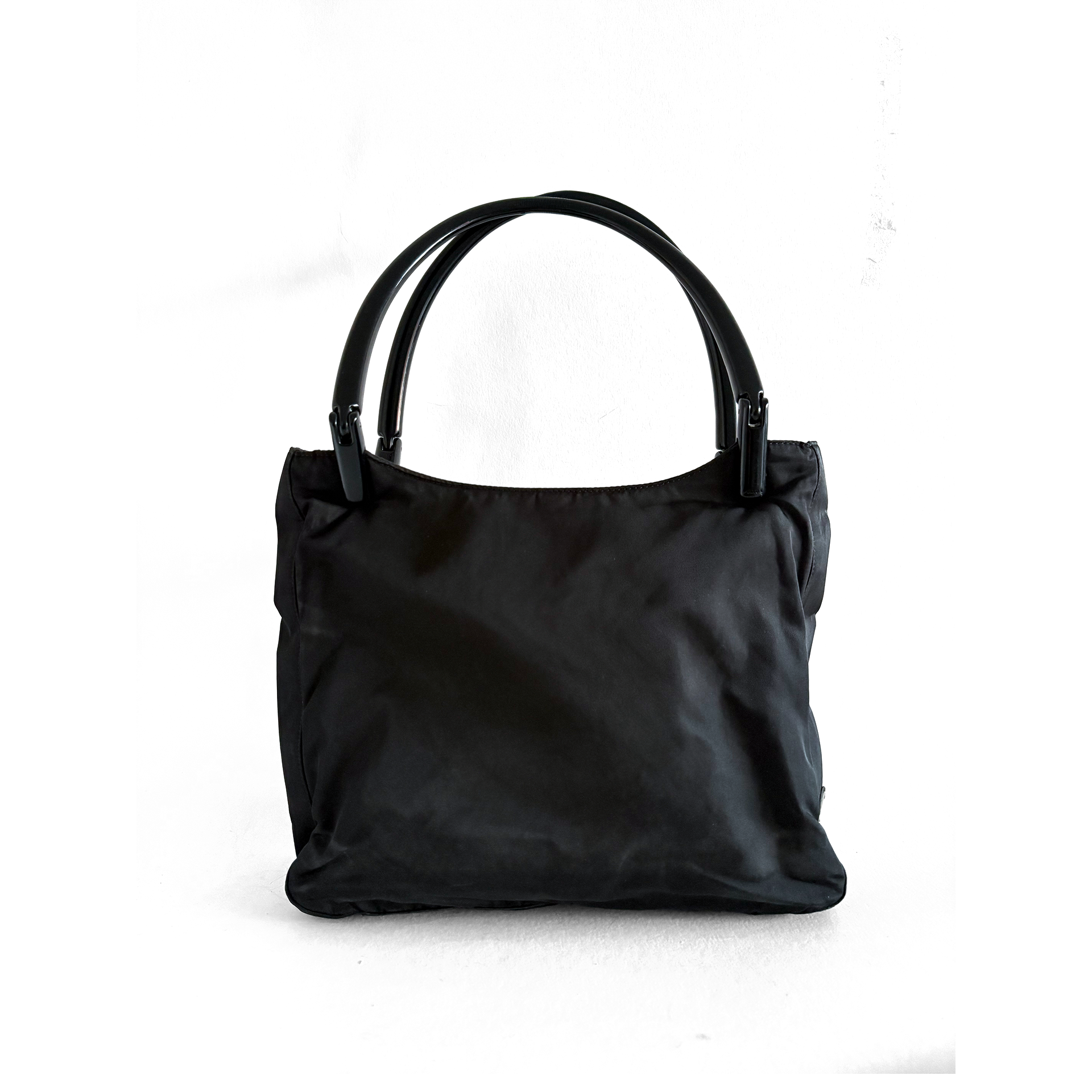 Prada Nylon Shoulder Bag in black