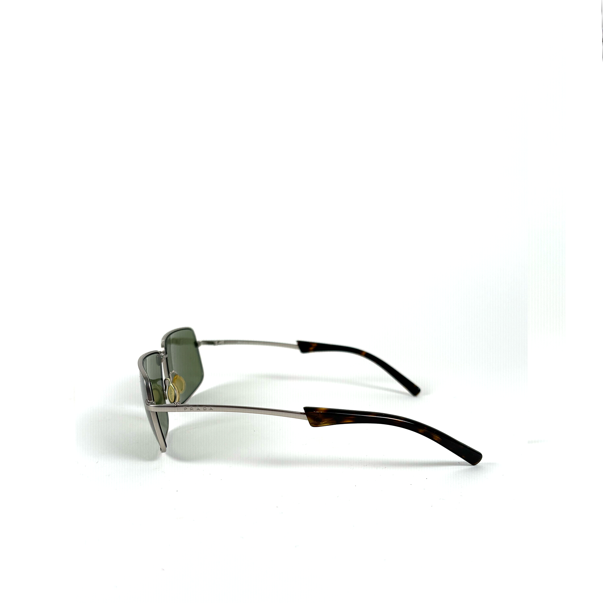 Prada Foldable Archive Sunglasses in green