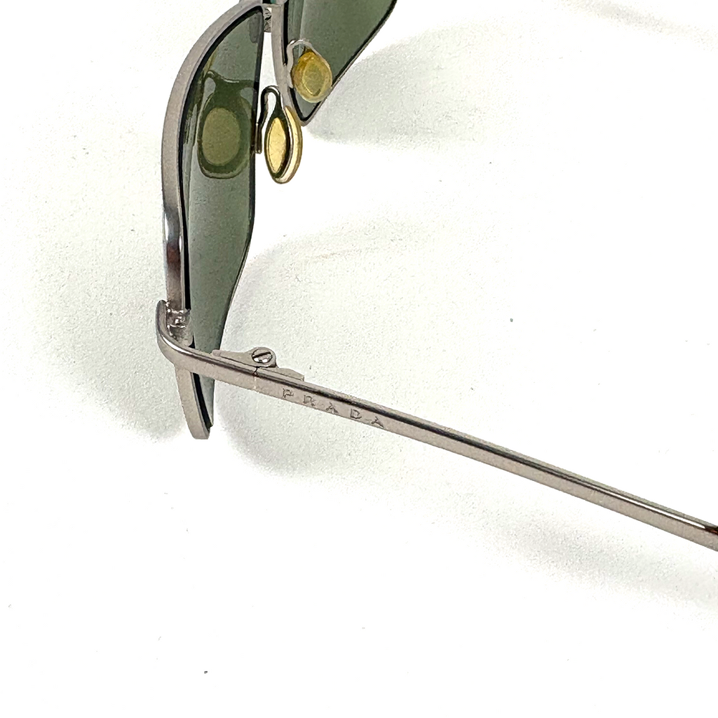 Prada Foldable Archive Sunglasses in green