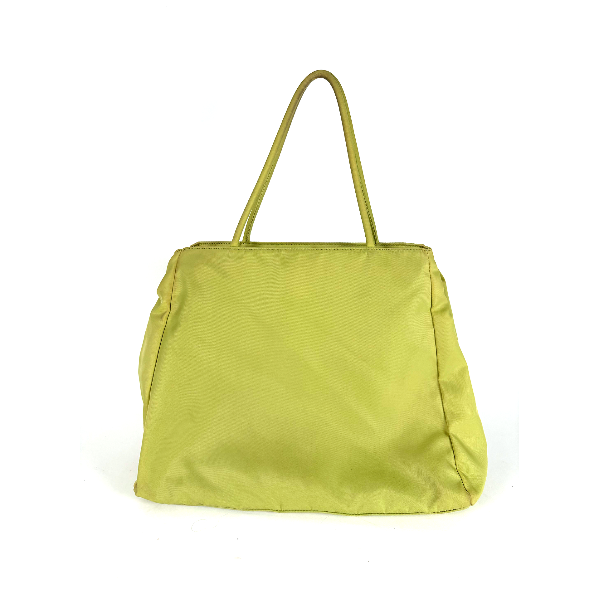 Prada Nylon Shoulder Bag Neon Green