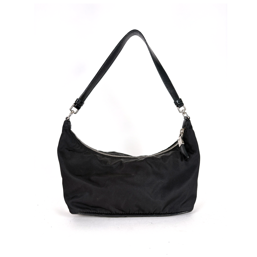 Prada Nylon Clasp Bag Black