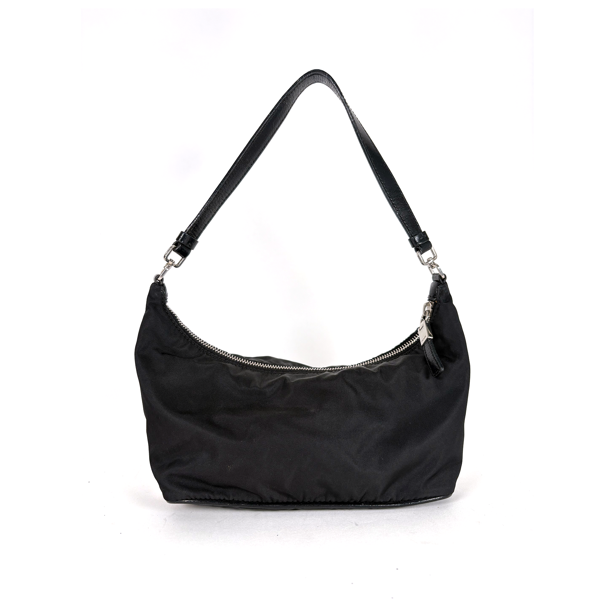 Prada Nylon Clasp Bag Black