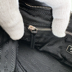 Prada Nylon Clasp Bag Black
