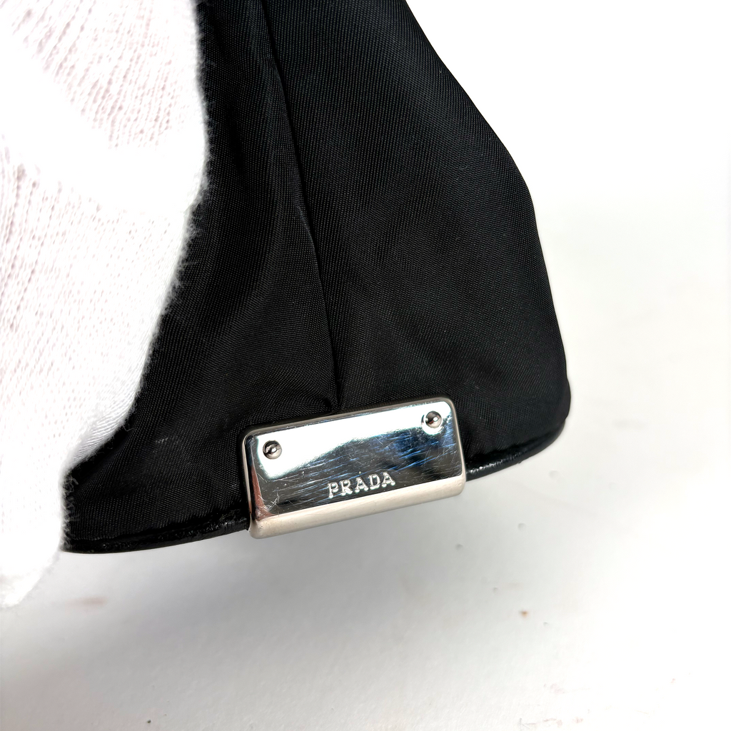 Prada Nylon Clasp Bag Black
