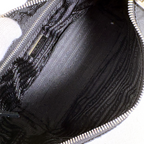 Prada Nylon Clasp Bag Black