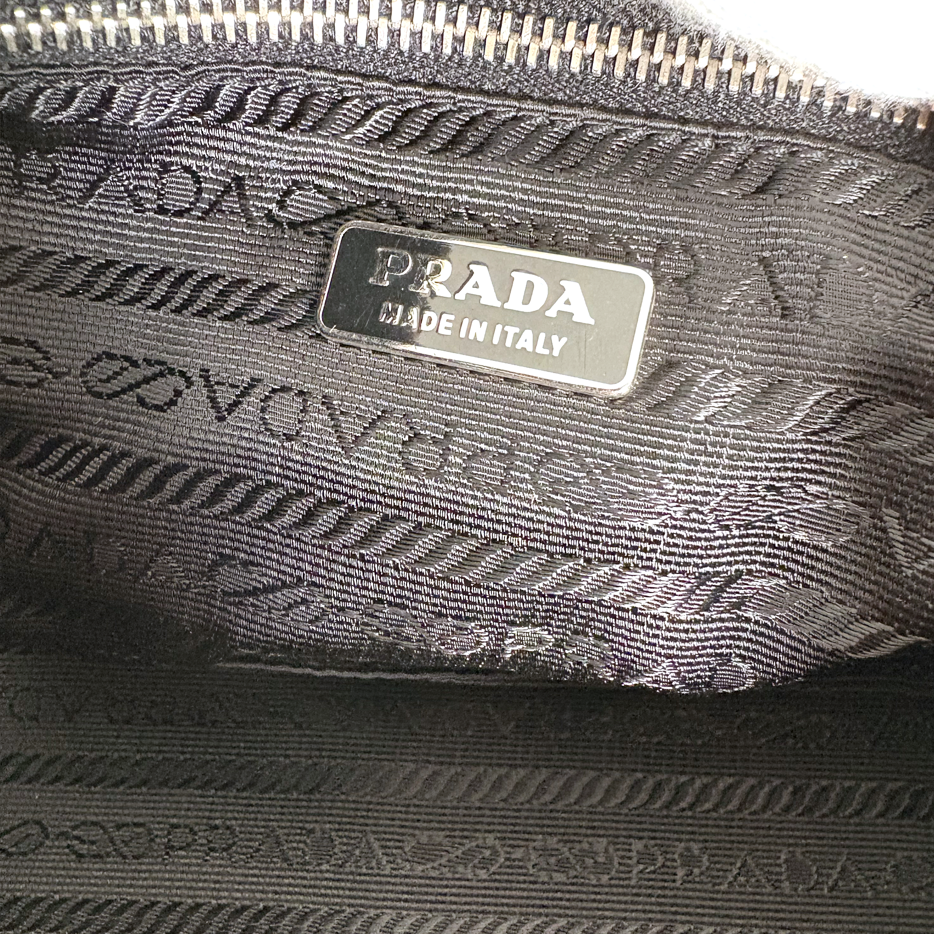 Prada Nylon Clasp Bag Black