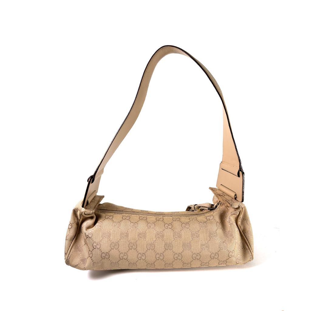 Gucci GG Canvas Y2K Shoulder Bag Beige