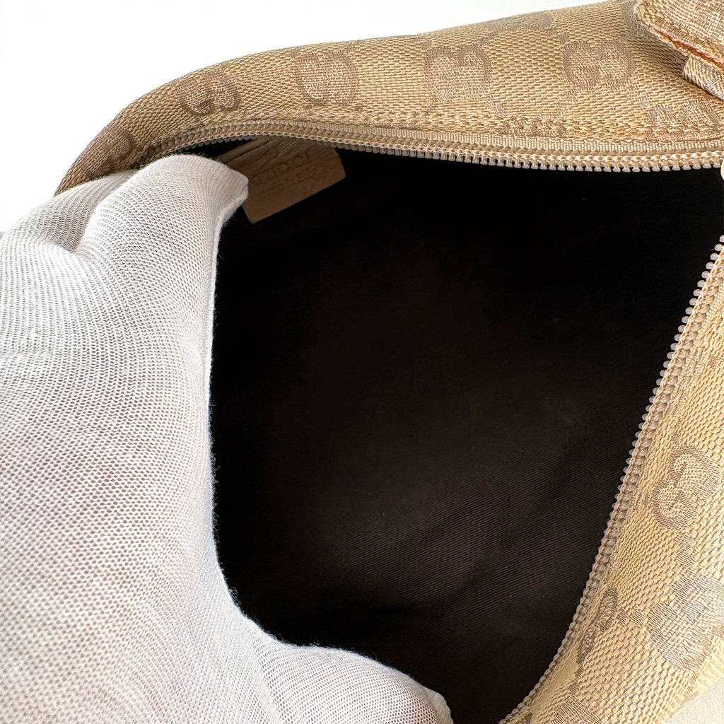 Gucci GG Canvas Y2K Shoulder Bag Beige